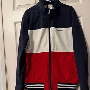 Tommy Hilfiger Men's Tricolor Bomber Jacket